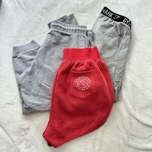 Gymshark shorts and ivy park capris